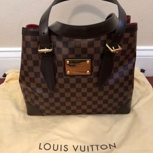 Louis Vuitton- Hampstead Ebene Damier Tote